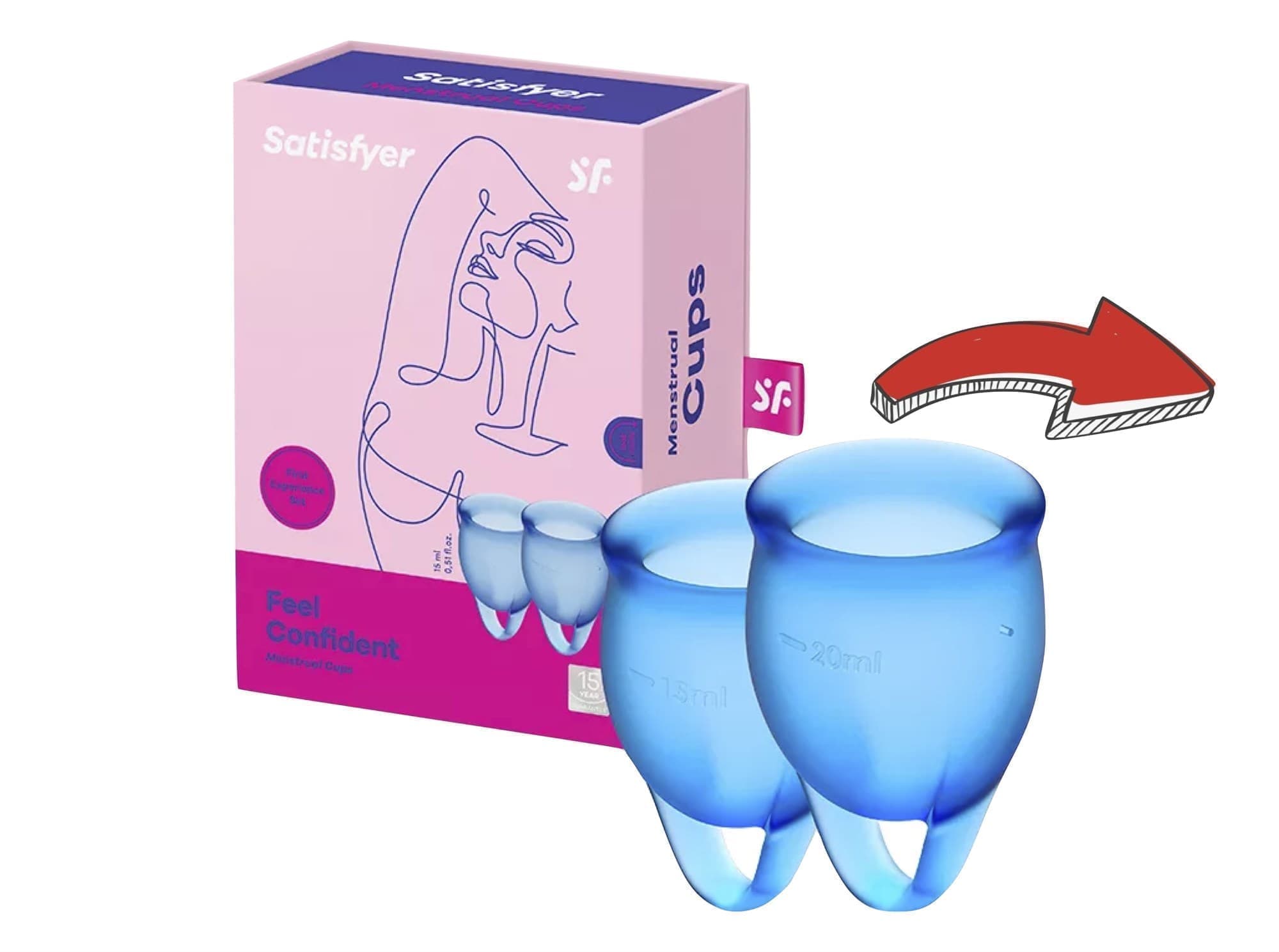 Satisfyer Feel Confident Menstrual Cup, Набор Менструальных Чаш - фото 22745