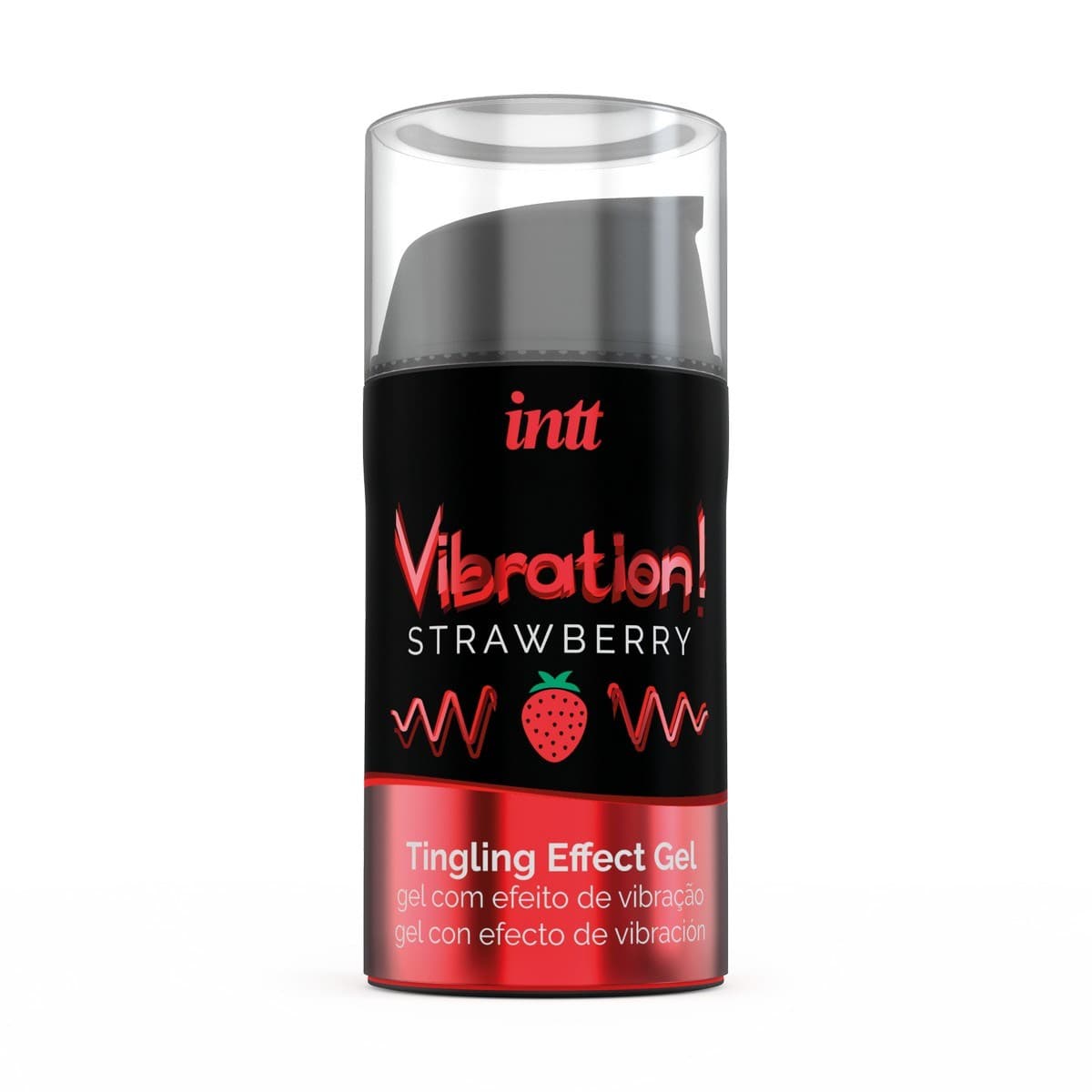 Intt Vibration! Strawberry, Стимулирующий Гель - фото 23576