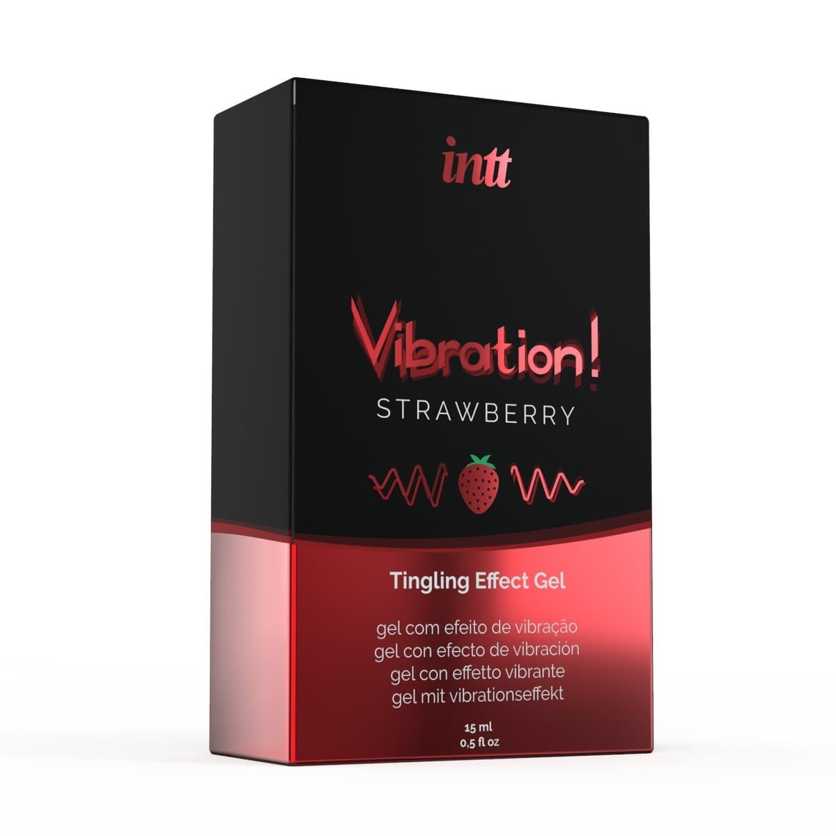 Intt Vibration! Strawberry, Стимулирующий Гель - фото 23577