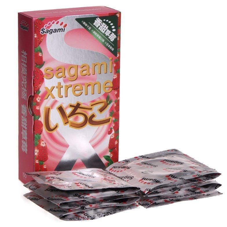 Sagami Xtreme Strawberry, Презервативы