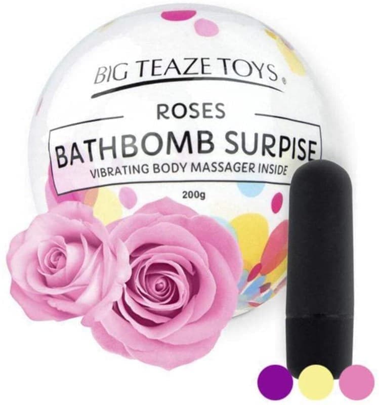 Big Teaze Toys Bath Bomb Surprise Roses, Вибропуля