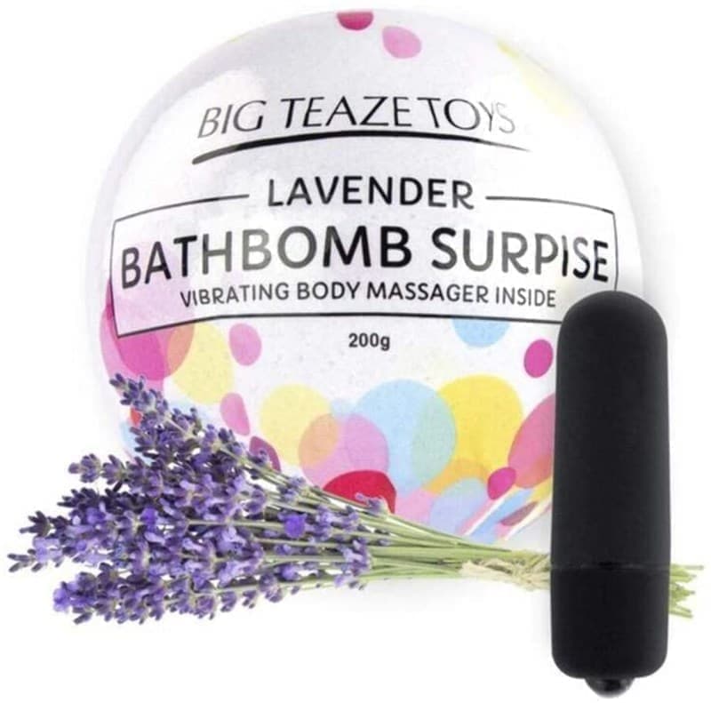 Big Teaze Toys Bath Bomb Surprise Lavender, Вибропуля